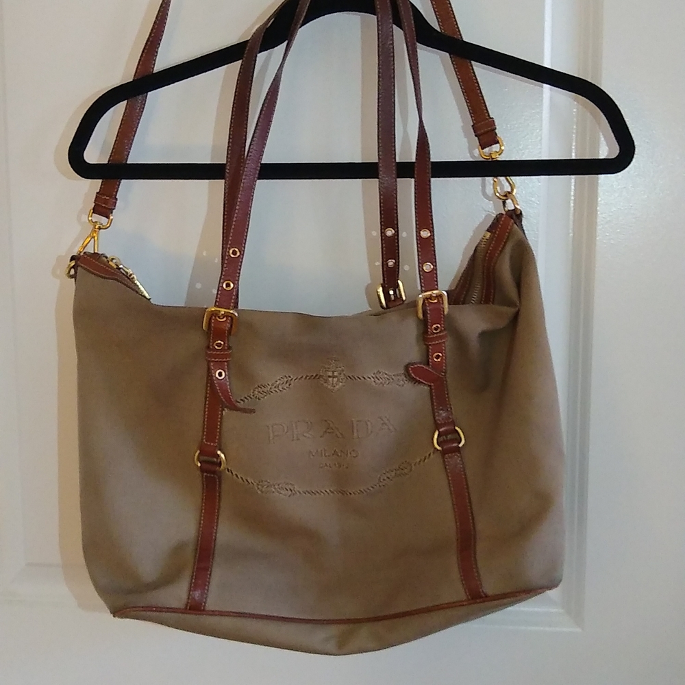Prada bag.